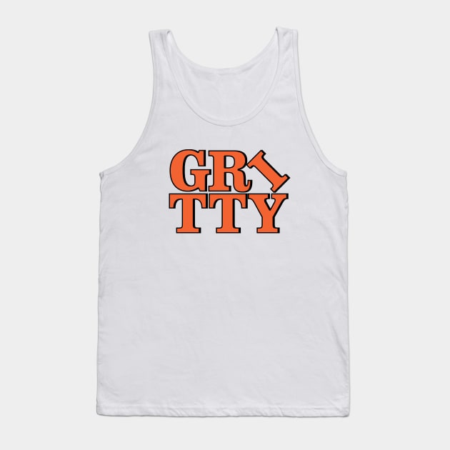 Love Gritty - White Tank Top by KFig21